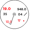 Staniční kroužek pro stanici  v 19.08.2022 00:00 UTC